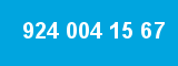 924 004 15 67 924 004 15 67